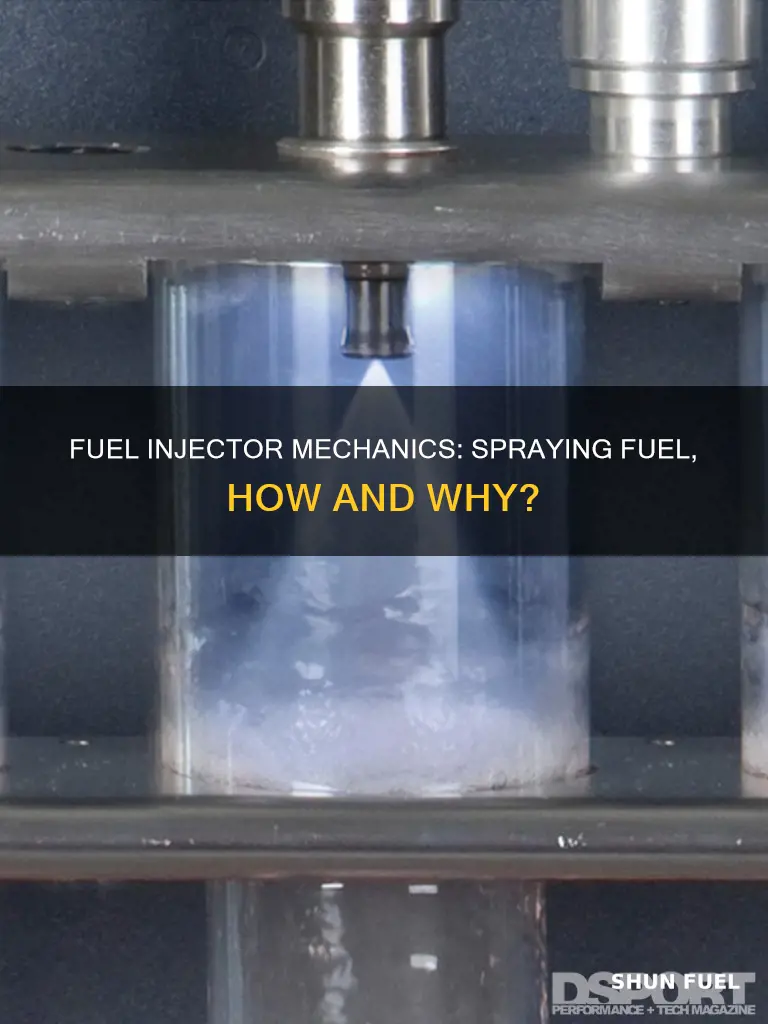when fuel injector sprays fuel
