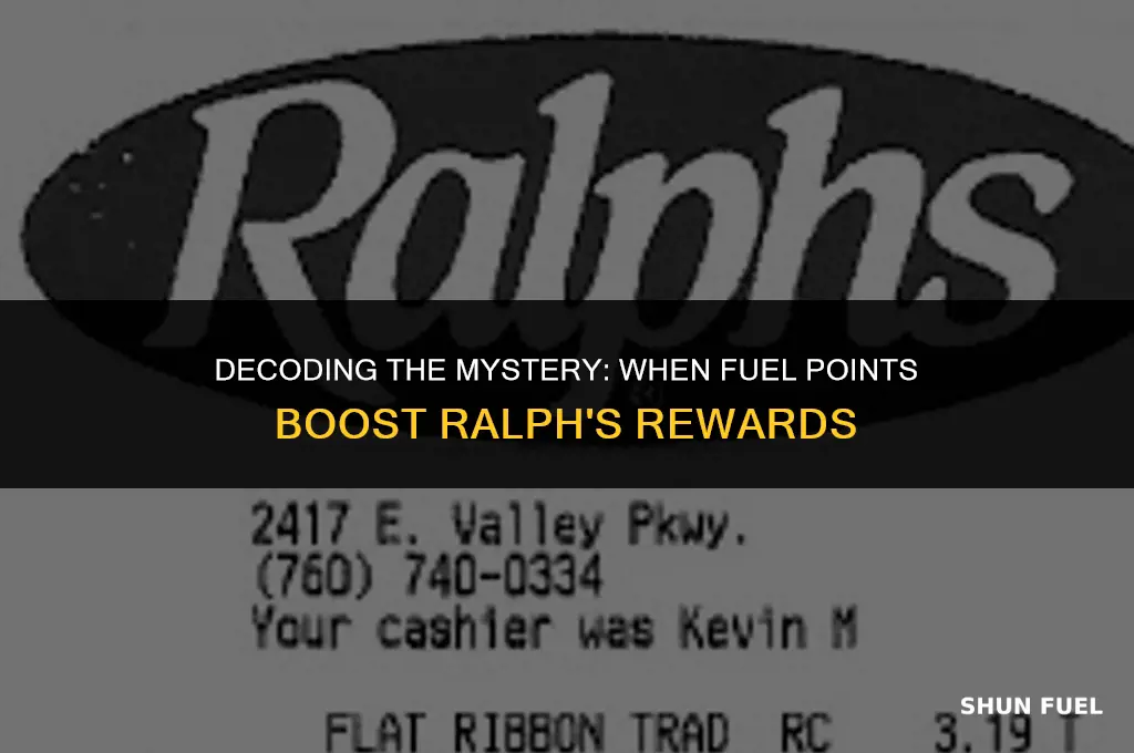 when fuel pounts added ralphs