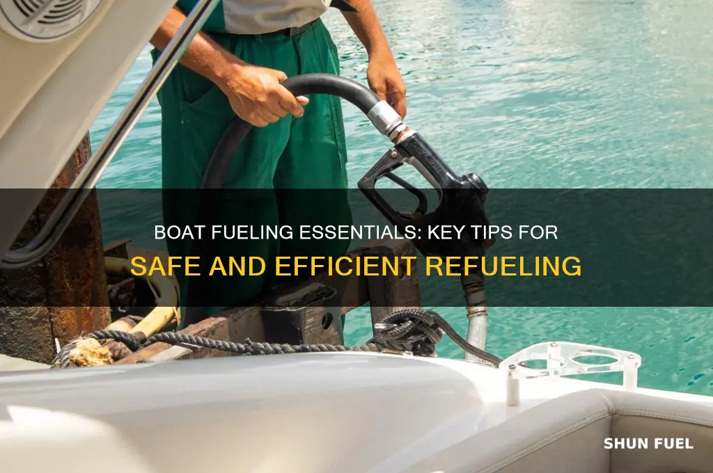 when fueling your boat remember to use