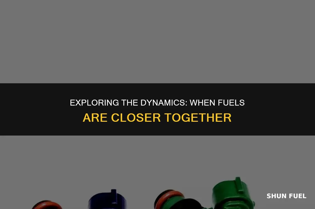 when fuels ae closer together