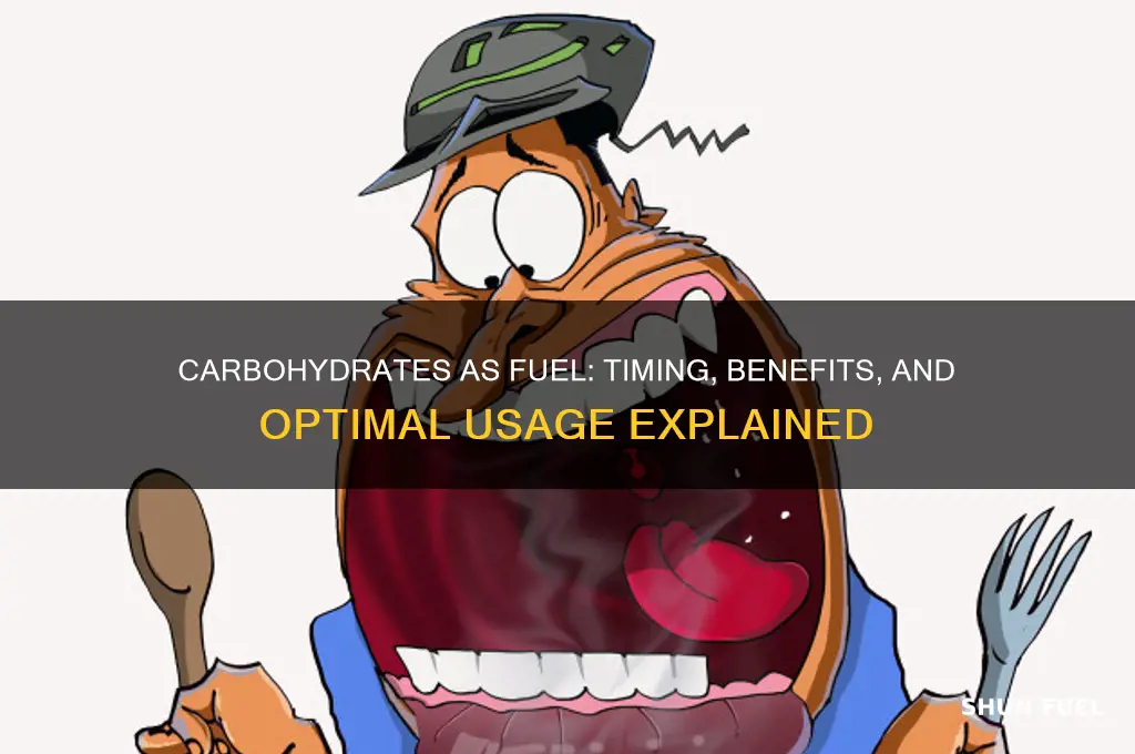 when is carbohydrate used as fuel