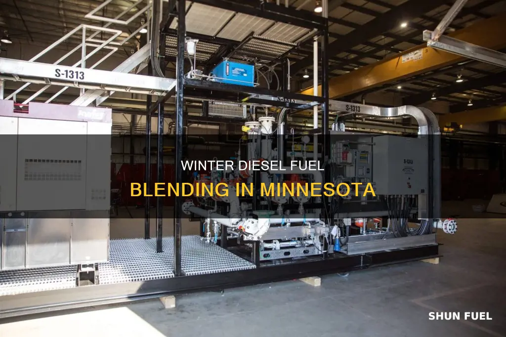 when is diesel fuel blended in mn