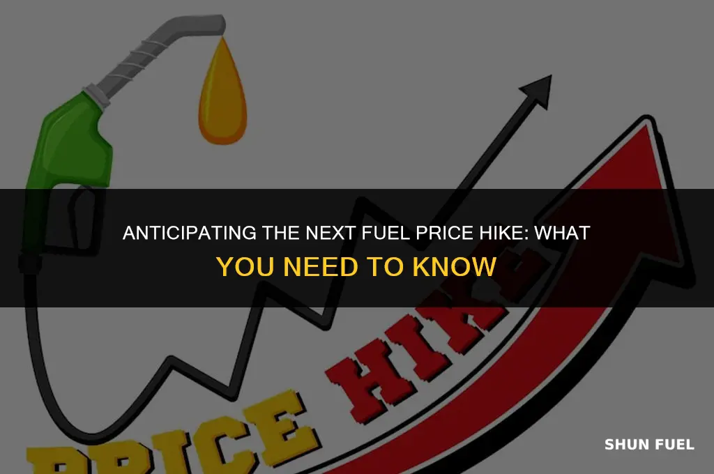 when is fuel going up