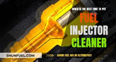 Fuel Injector Cleaner: Best Time for Application