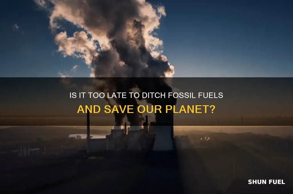 when is too late with fossil fuels