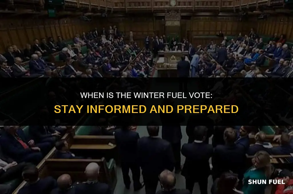 when is winter fuel vote