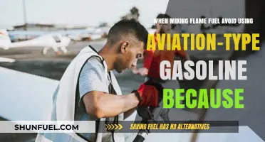 Avoid Aviation Gasoline When Mixing Flame Fuel: Critical Safety Reasons