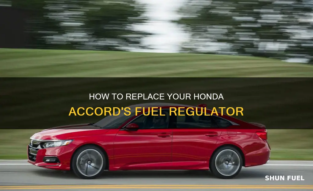 when replace fuel regulator honda accord