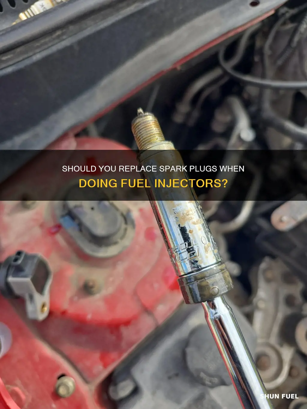 when replacing fuel injectors should you replace spark plugs also