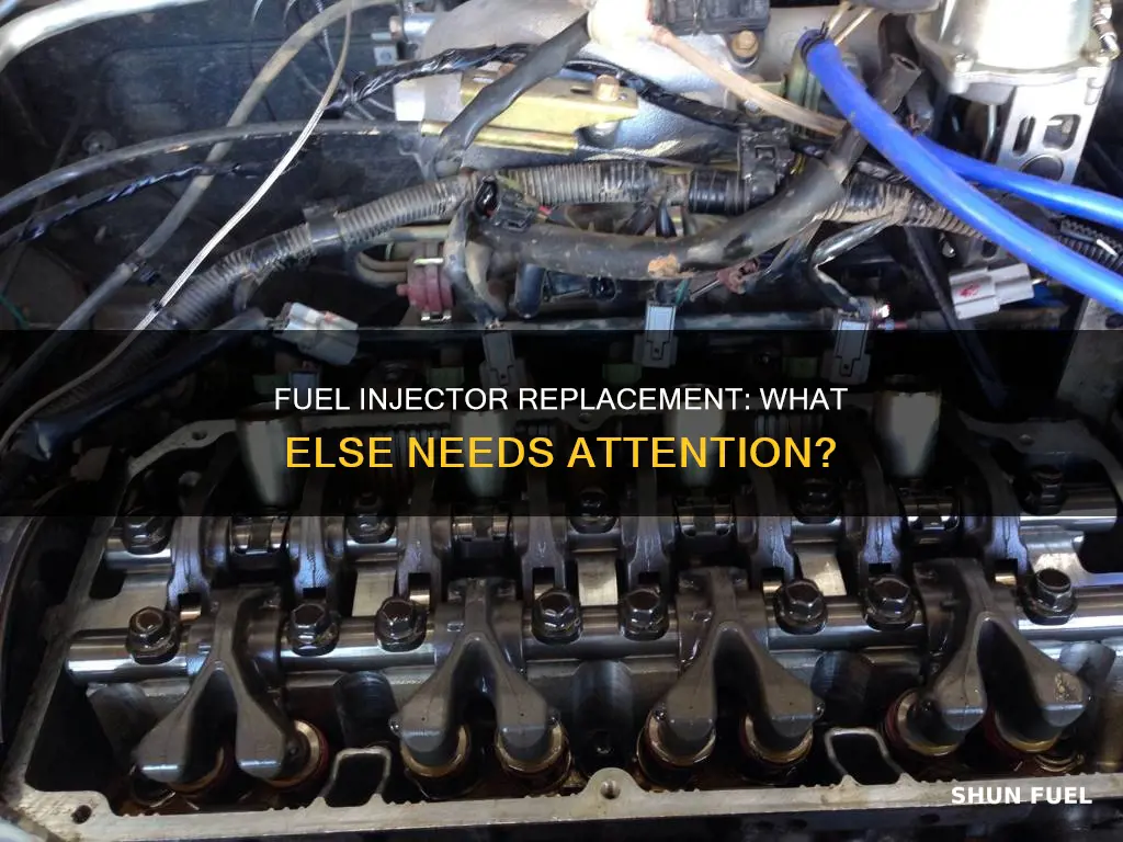 when replacing fuel injectors what else needs to be replaced