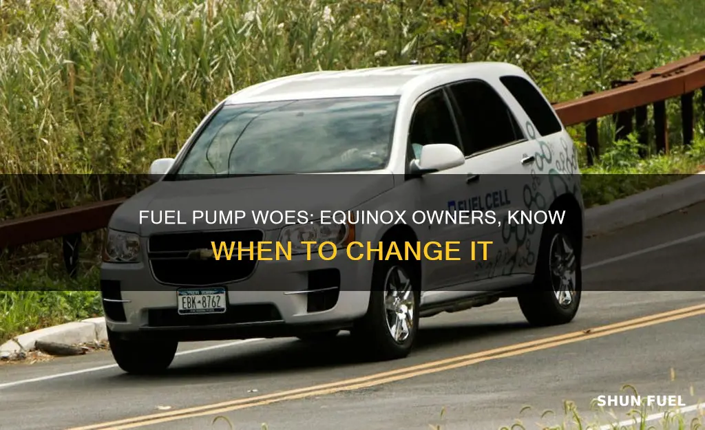 when should i change fuel pump 2005 chevy equinox