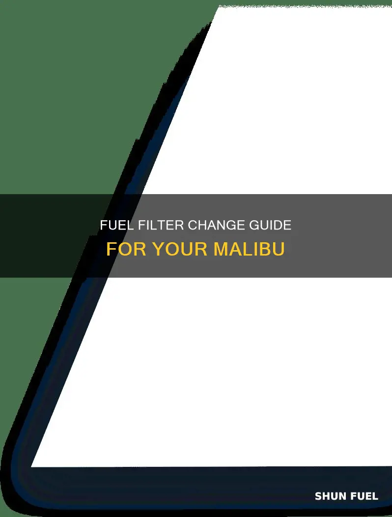 when should i change my fuel filter on a malibu