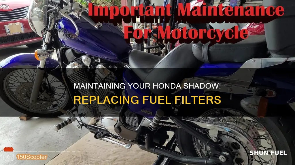 when should you change fuel filter o03 honda shadow sabre