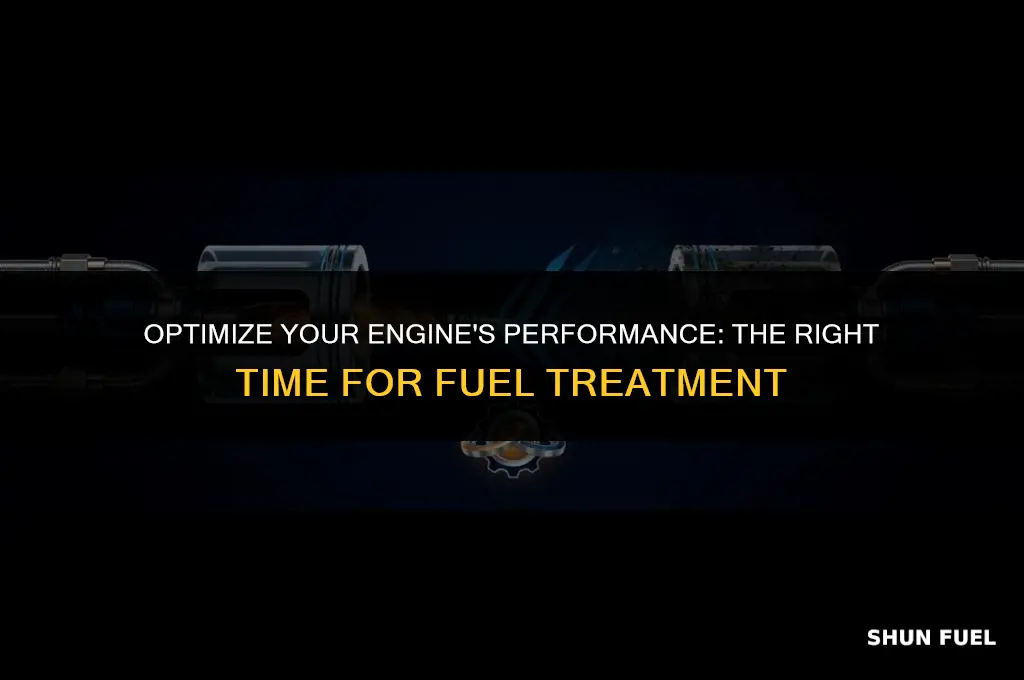 when to add fuel treatment