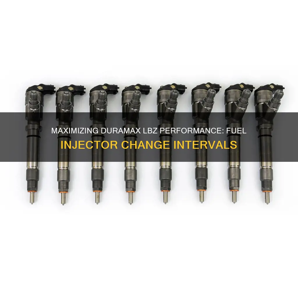 when to change fuel injectors on duramax lbz