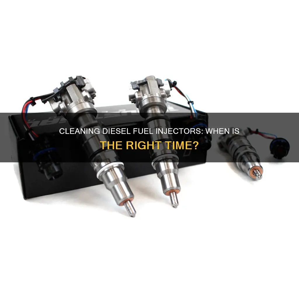 when to clean diesel fuel injectors