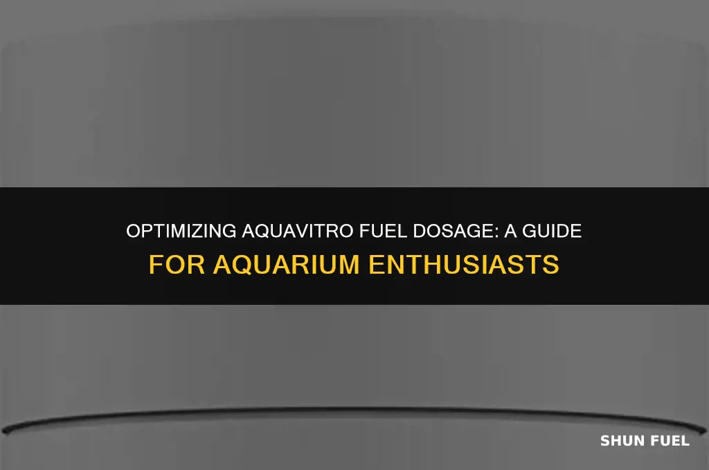 when to dose aquavitro fuel