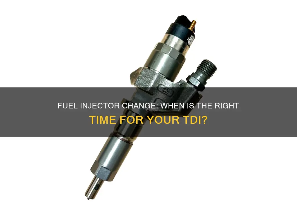 when to get fuel injector change diesel tdi