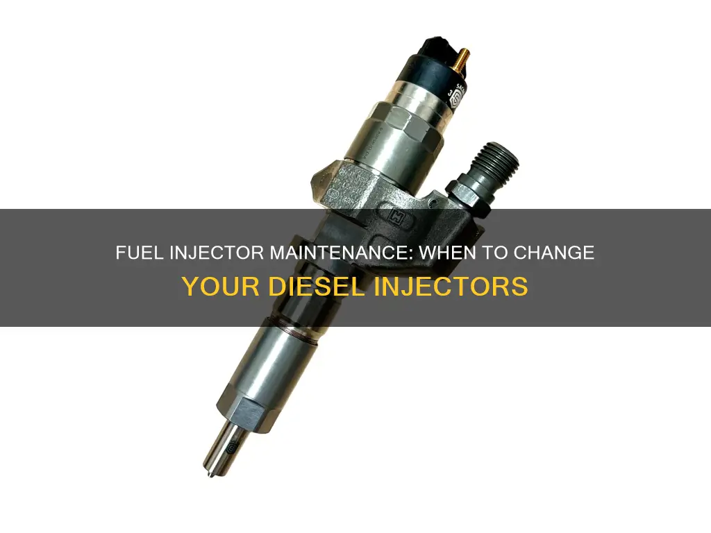 when to get fuel injector changed disel