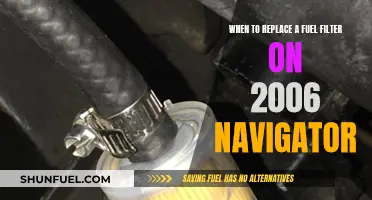 Fuel Filter Replacement Guide for 2006 Navigators