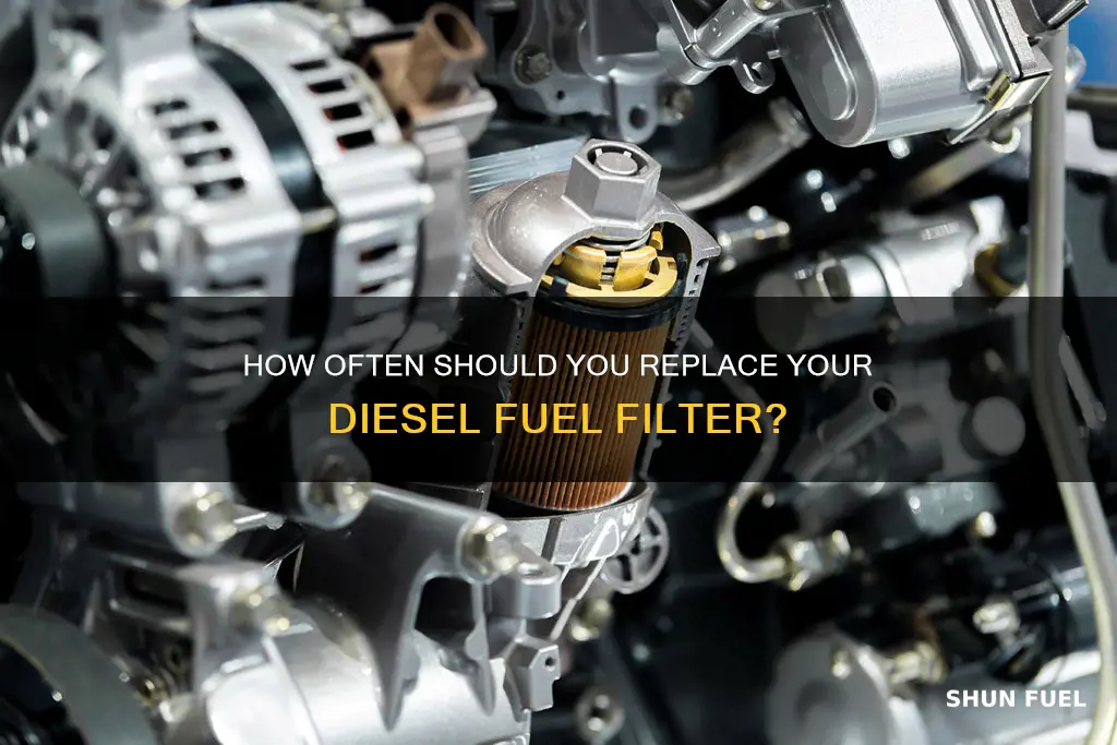 when to replace diesel fuel filter