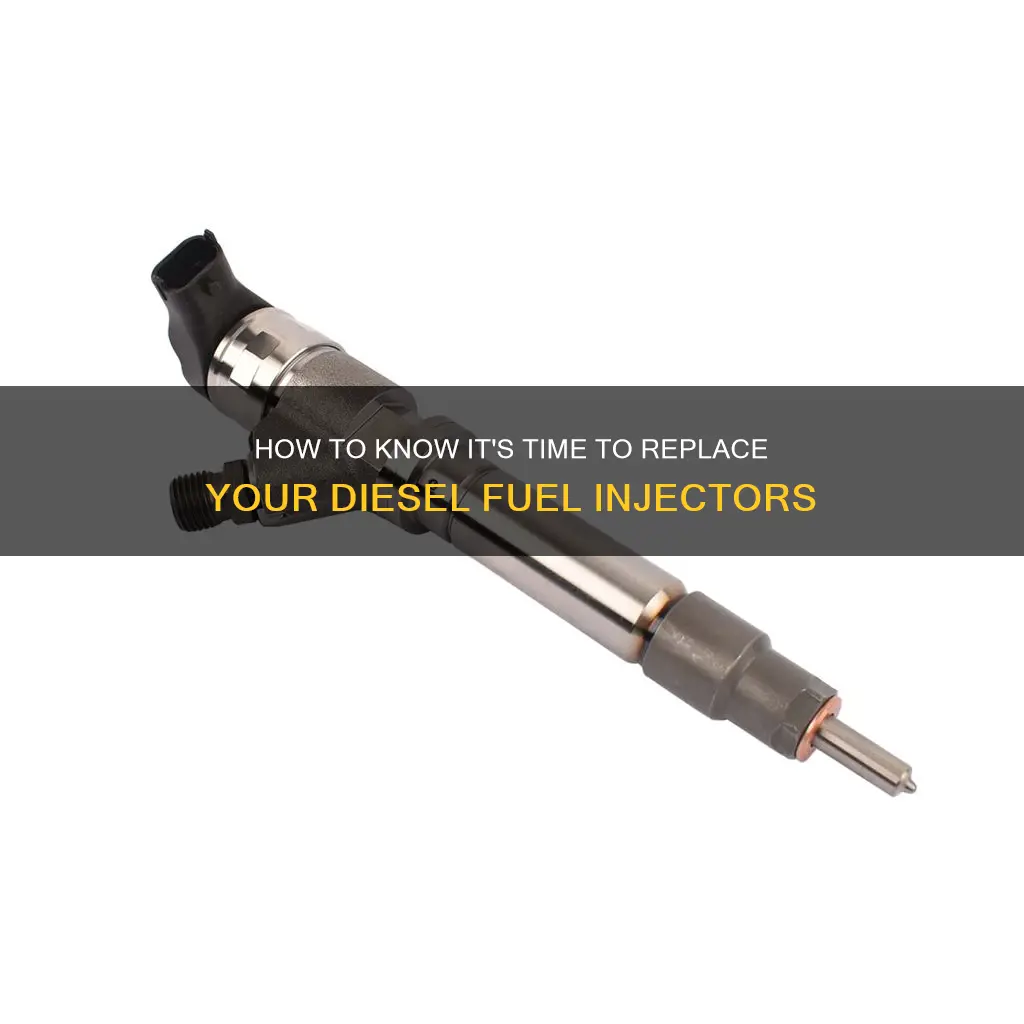 when to replace diesel fuel injectors