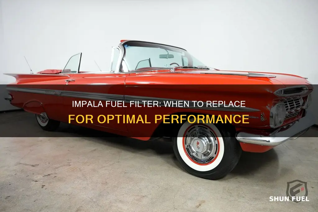 when to replace fuel filter 2008 impala