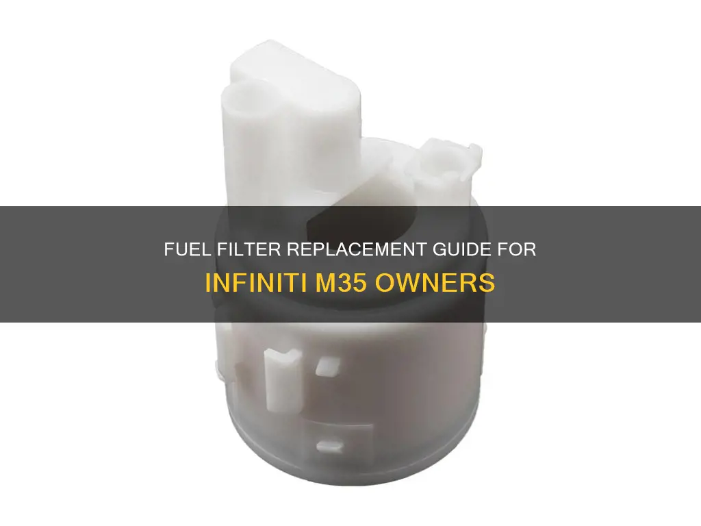 when to replace fuel filter infiniti m35