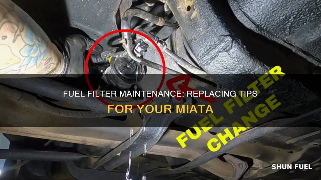 when to replace fuel filter miata