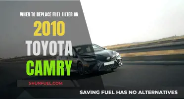 Maintaining Your Camry: Replacing the Fuel Filter