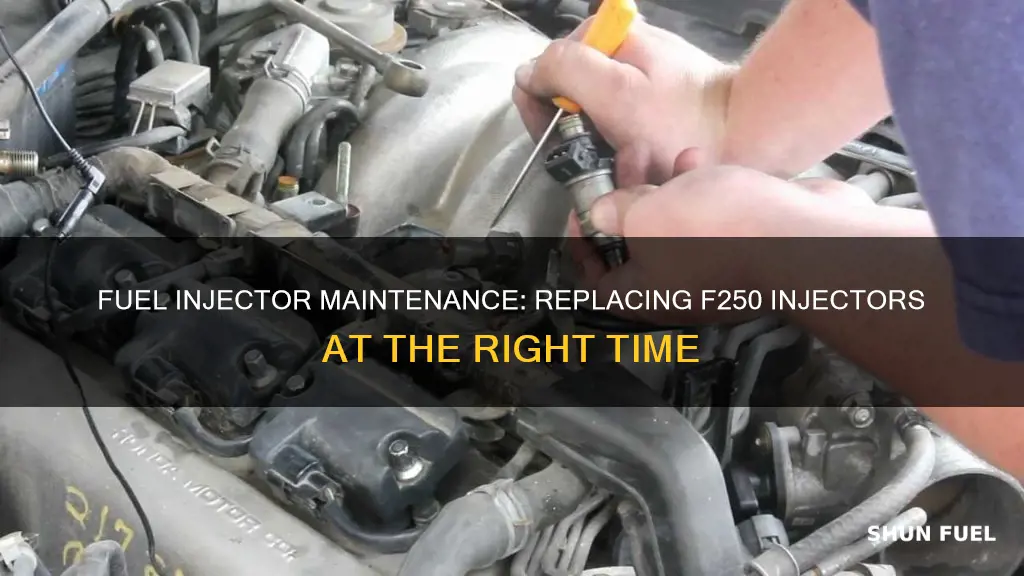 when to replace fuel injectors f250