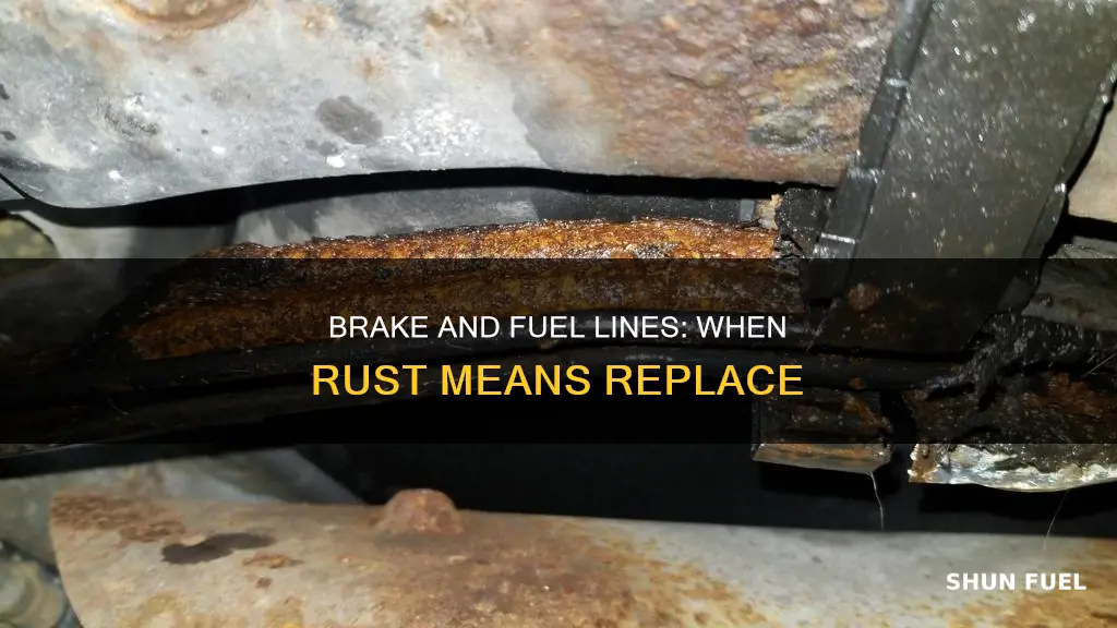 when to replace rusted brake and fuel lines