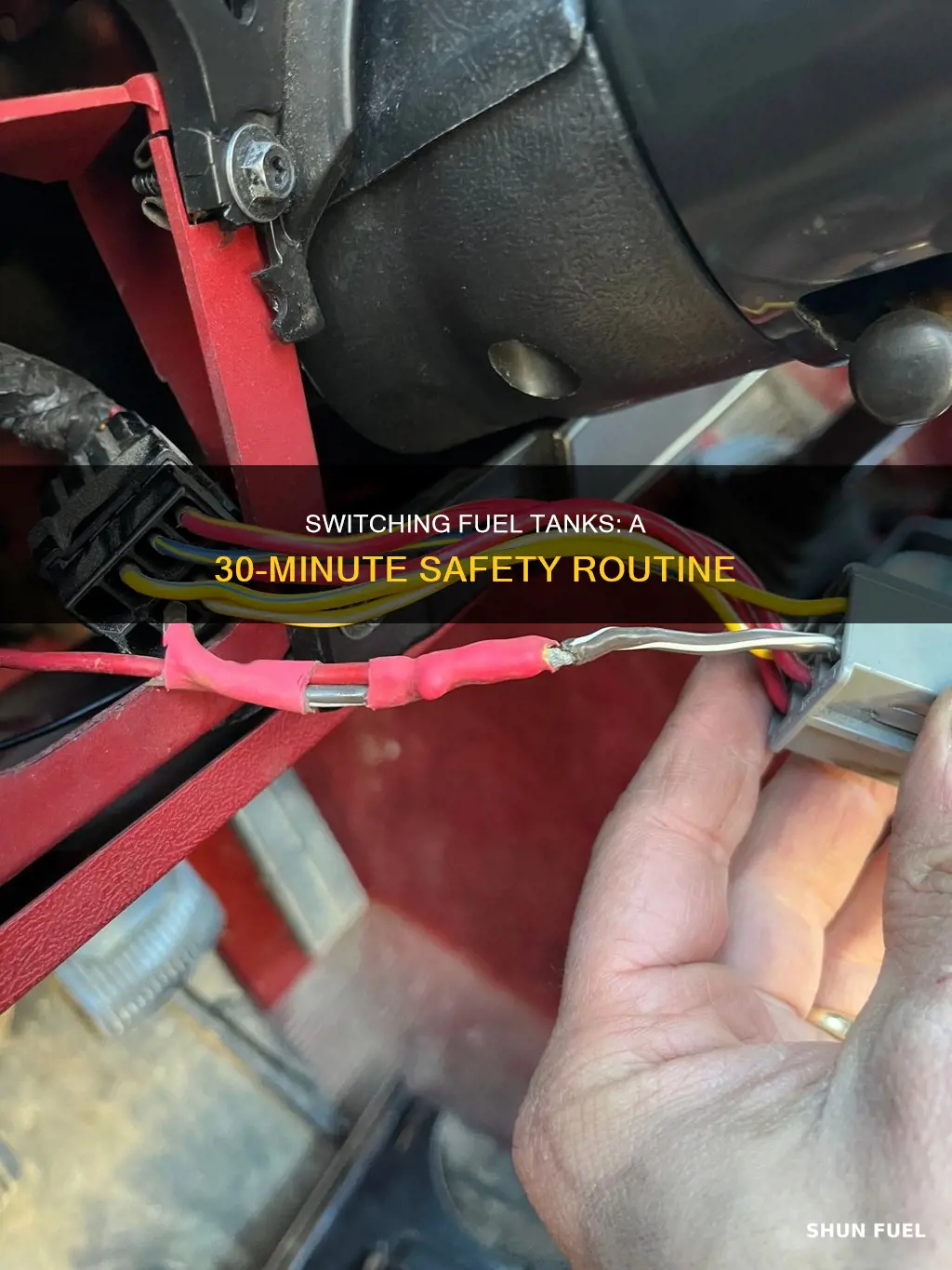 when to switch fuel tanks every 30 minutes