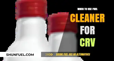 When to Use Fuel Cleaner for Your Honda CR-V
