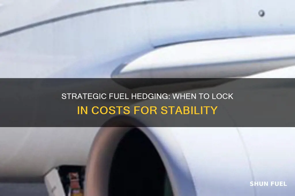 when to use fuel hedging