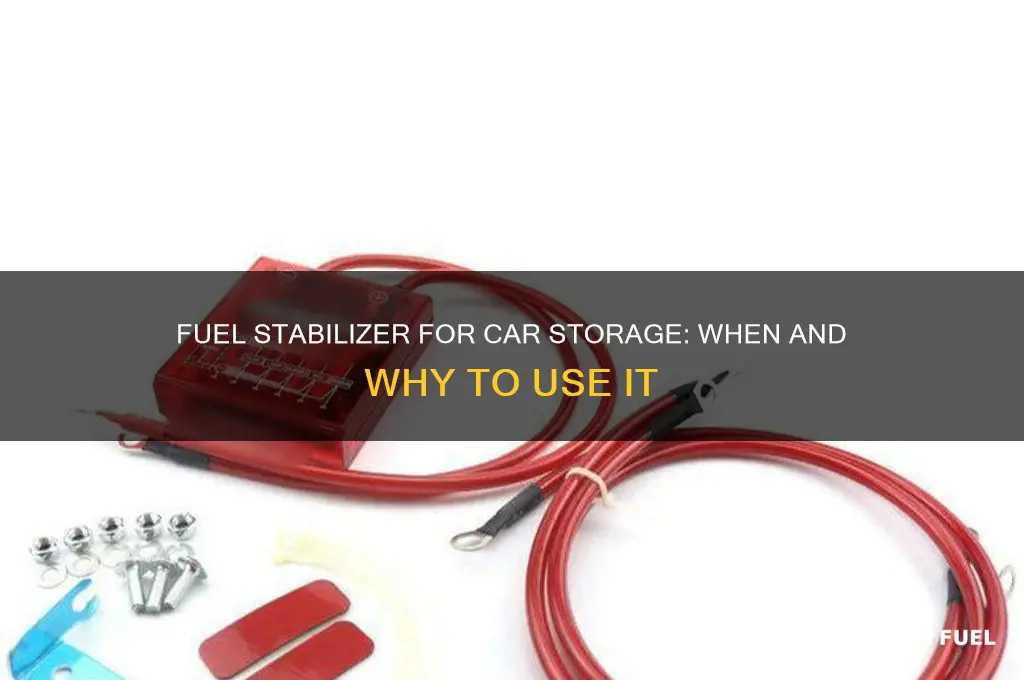 when to use fuel stabilizer car storage