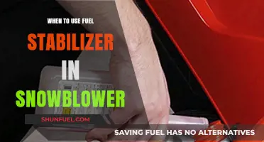 Fuel Stabilizer for Snowblowers: When and Why to Use It