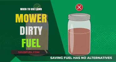When to Use Lawn Mower with Dirty Fuel: Risks and Tips