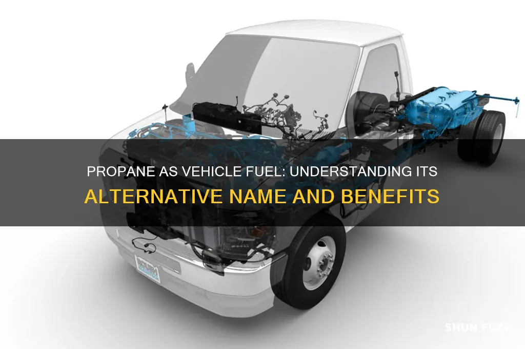 when used as vehicle fuel propane is known as