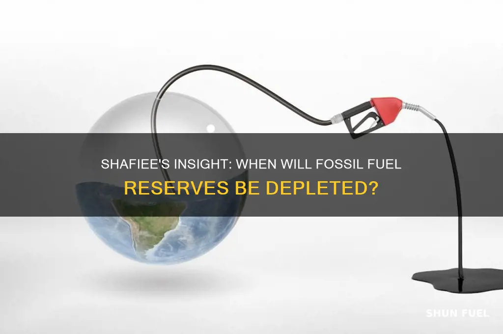 when will fossil fuel reserves be diminished shafiee