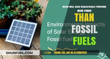 When Will Solar Energy Surpass Fossil Fuels in Power Generation?