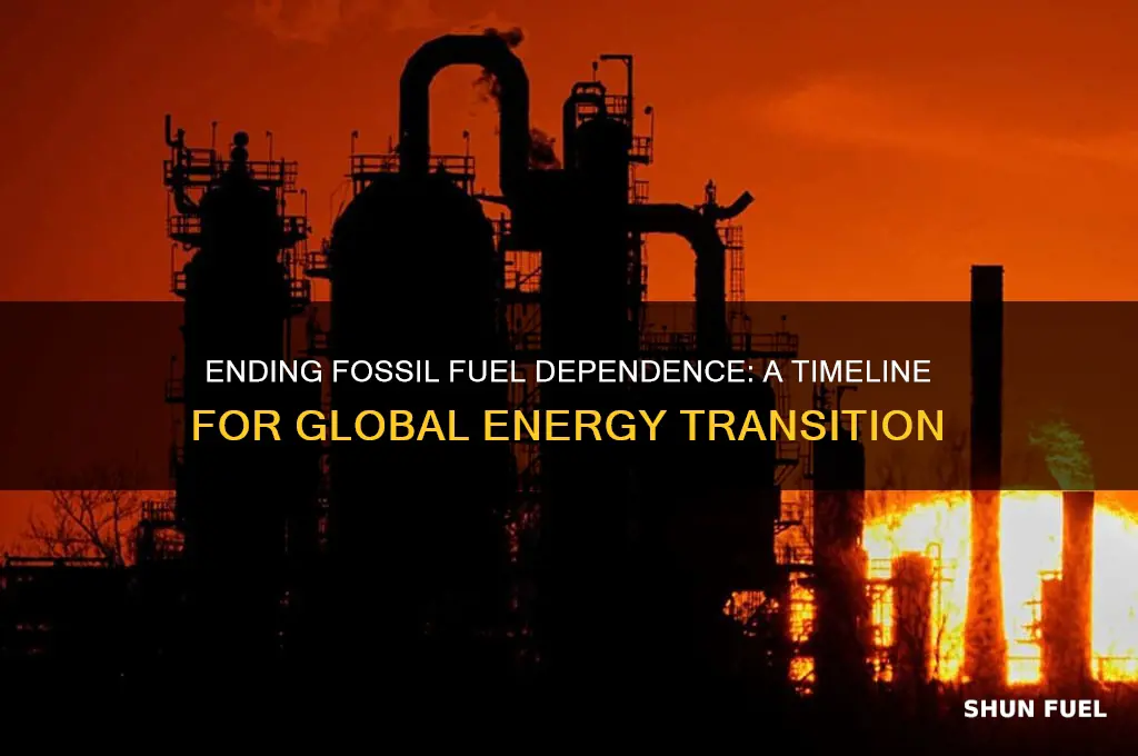 when will the world stop using fossil fuels