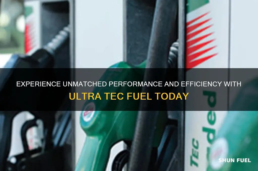 when you use ultra tec fuel you will