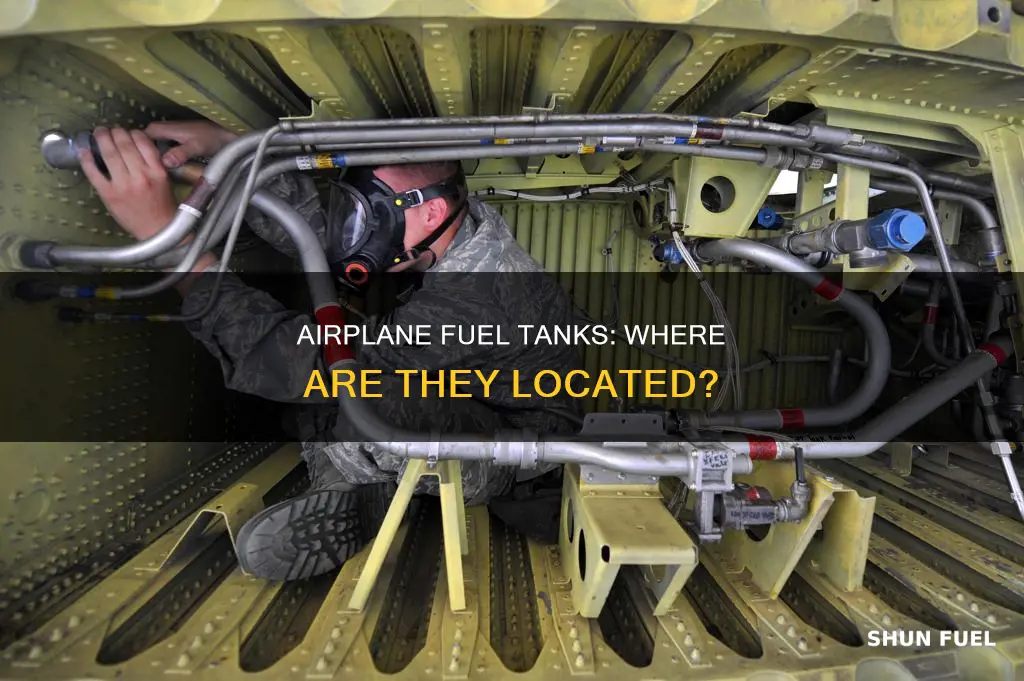 where airplane fuel tank