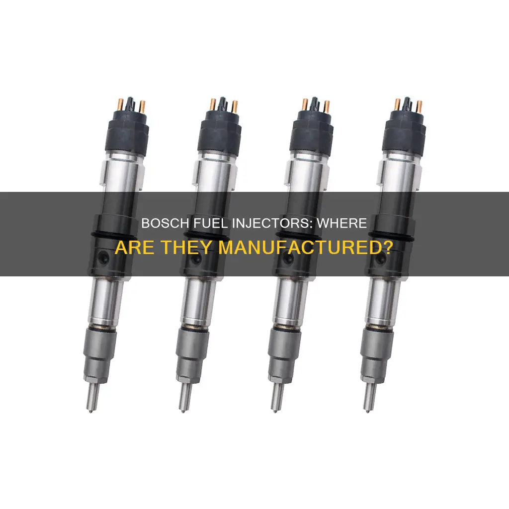 where are bosch fuel injectors made