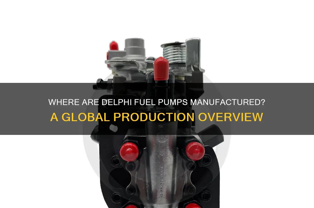 where are delphi fuel pumps made