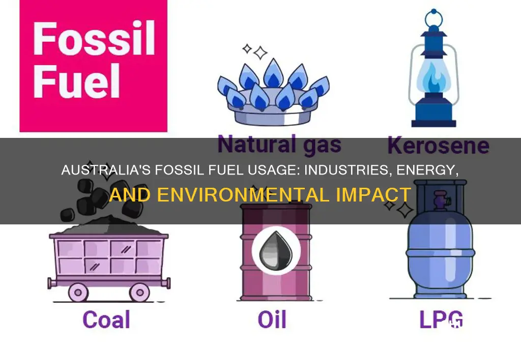 where are fossil fuels used in australia
