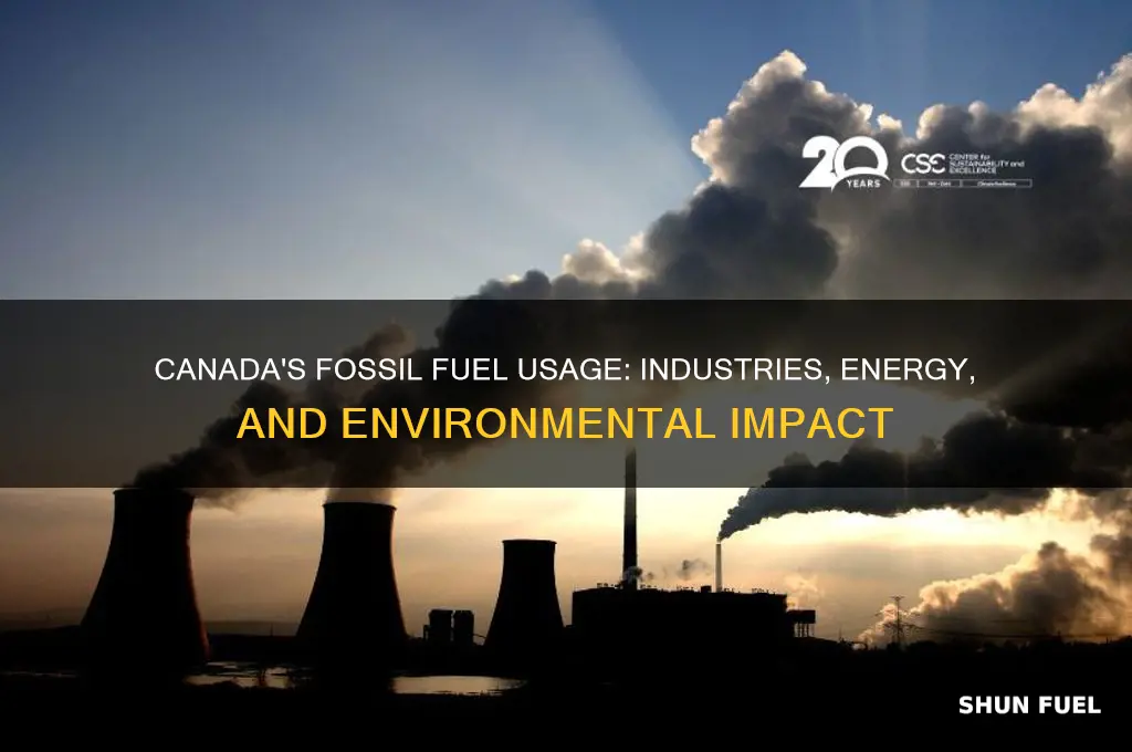 where are fossil fuels used in canada