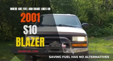 Fuel and Brake Lines: 2001 S10 Blazer Guide