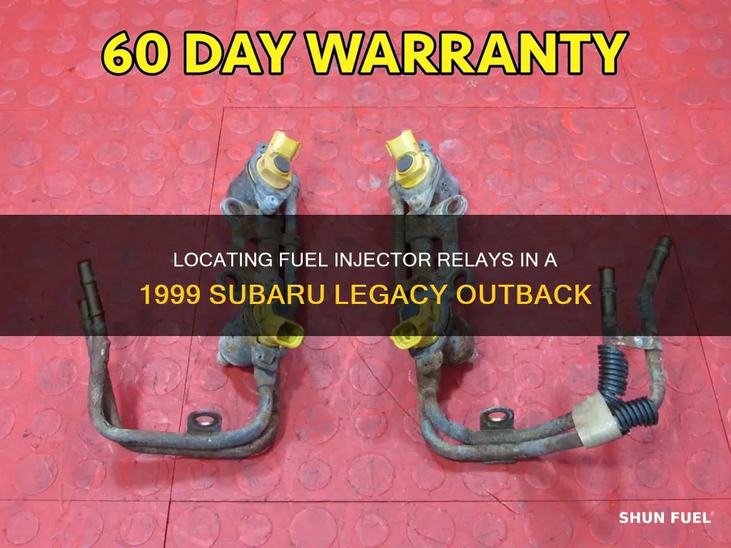 where are fuel injector relays 1999 subaru legacy outback